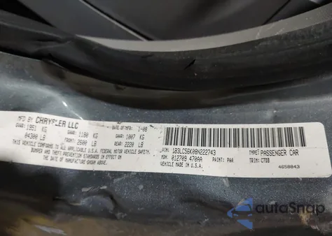 2008 Dodge Avenger Sxt из США, поврежденный, VIN 1B3LC56K08N222743